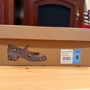 Steve Madden Snake Print Mary Jane Shoes